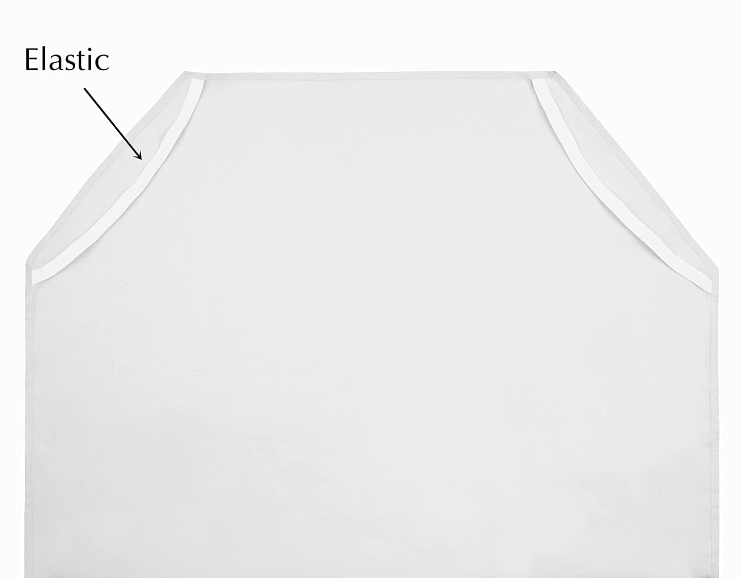 American Baby Company 100% Natural Cotton Percale Cot Sheet for Daycare Standard Size 23" x 51" - Soft & Breathable Cot Sheet for Daycare and Preschool, White