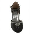 thumbnail image 5 of Badgley Mischka Girls Low Heeled Dress Shoes. (Little Kids Big Kids)Black, Size: 8, 5 of 6