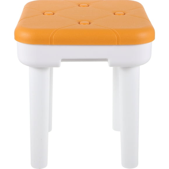 Imitation Leather Stool Household Shoes Changing Stool Small Low Stool for Home