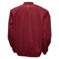 thumbnail image 3 of Men's Franchise Club Scarlet Iowa State Cyclones Members Windshell V-Neck Pullover Jacket, 3 of 3