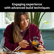 LEGO Disney & Pixar Wall-E & EVE Building Set for Adults, Ages 18+ Home Office, Book Shelf, or Room Decor for Disney Fans - Gift for Birthdays- 43279