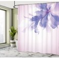 thumbnail image 4 of Ambesonne Abstract Shower Curtain, Gradient Toned Flowers Art, 69"Wx84"L, Dark Indigo, 4 of 4