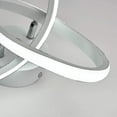 thumbnail image 4 of Lámparas de techo LED modernas, luces de techo creativas con forma de flor, lámpara de techo para balcón y pasillo, hogar, 4 of 5