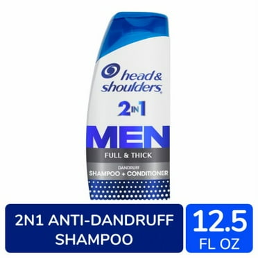 2X - Head & Shoulders Men's 2 in 1 Full & Thick Dandruff Shampoo & Conditioner 12.5 fl oz