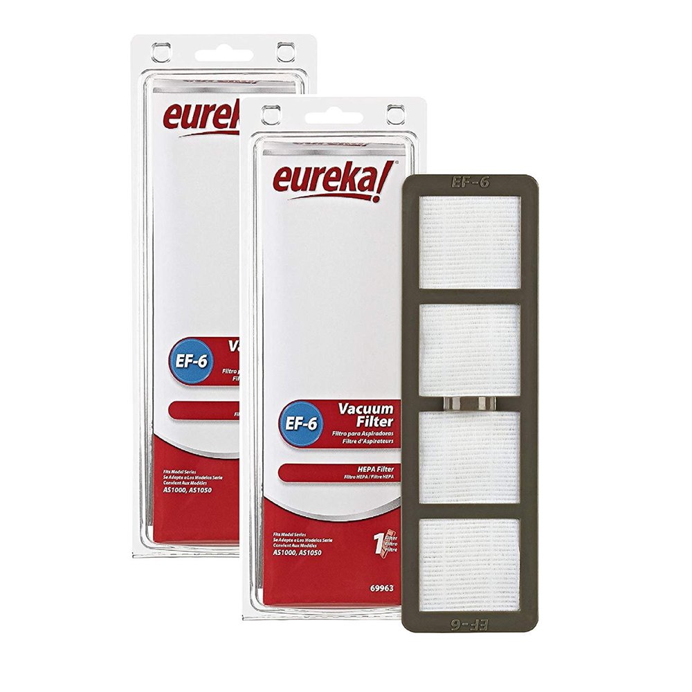 Genuine Eureka EF6 HEPA Vacuum Filter 69963 2Pack