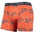 thumbnail image 2 of Men's Pair of Thieves Orange/Navy Detroit Tigers Super Fit 2-Pack Boxer Briefs Set, 2 of 5