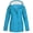 Light Blue, variant on Lovskoo Women's Rain Jacket Sport Casual Waterproof Windbreaker Solid Rain Jacket Outdoor Plus Size Hooded Raincoat Windproof Light Blue