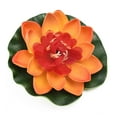 thumbnail image 2 of 10x Artificial EVA Fake Lotus-Leaf Flowers Water Lily Floating Pool Plants Decor, 2 of 8