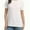 White, variant on Women's Lightweight and Soft T-Shirt Curved Hem Crew Neck Smooth Trendy Sleep Lounge Pajama Tops