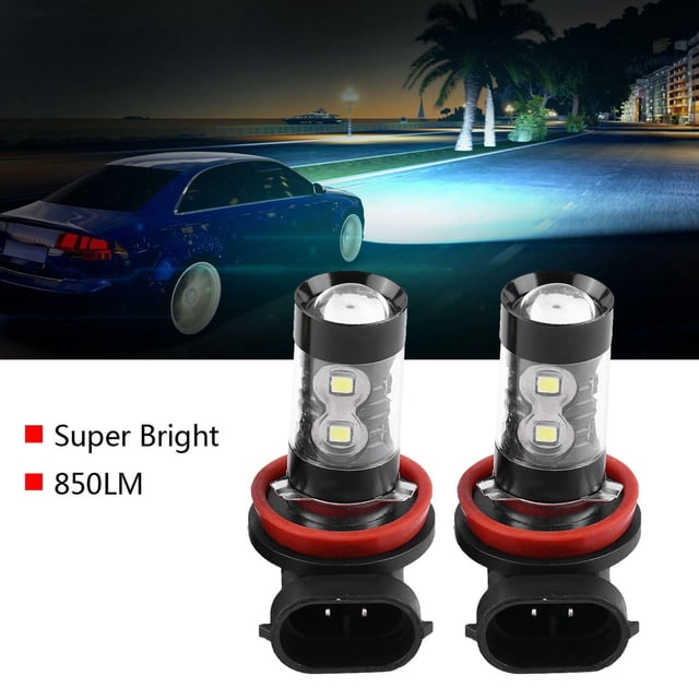 Bombillas LED para coche, 2 piezas, bombillas LED H8 H11, bombillas LED antiniebla, tecnología de vanguardia