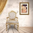 thumbnail image 3 of Jenny Rainbow Fine Art 13x18 Gold Ornate Wood Framed with Double Matting Museum Art Print Titled - Christmas Angel, 3 of 4