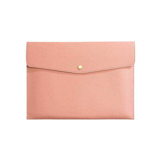Archivador de documentos A4 de piel sintética, práctico organizador de gran capacidad para carpetas y bolsos de viaje, con bolsillos y sobres, organizador de facturas, funda para tableta, ideal para