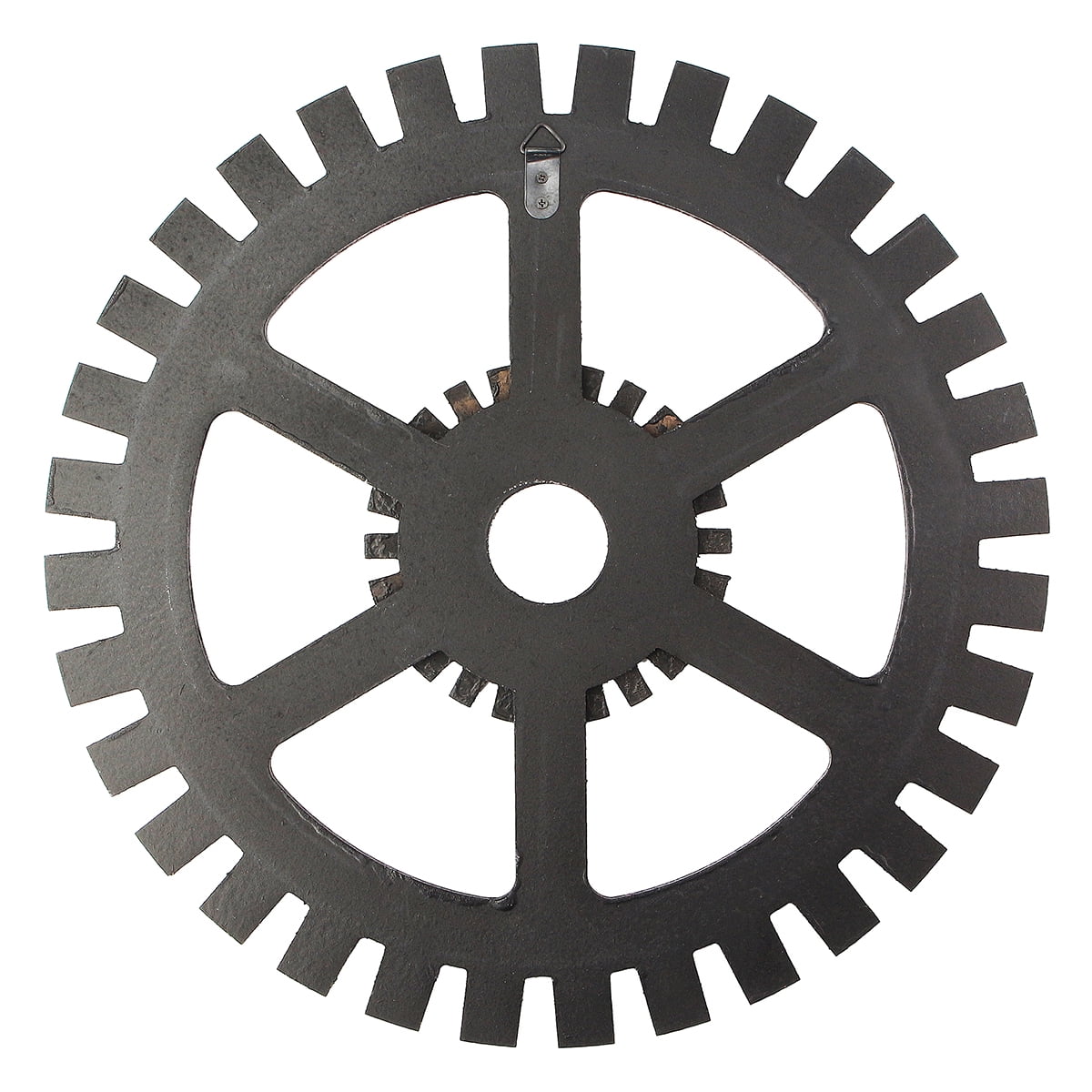 16 Industrial Antique Wall Art Vintage Wooden Gear Hanging