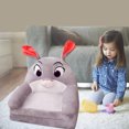 thumbnail image 4 of naioewe Children's 2-in-1 Flip Open Foam Compressed Sofa, Folding Seat Baby Can Sit Cushion Integrated Cushion, GY1, 4 of 4