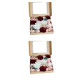 thumbnail image 3 of Cateissary Elegantes paneles de pared de flores artificiales para la decoración de la boda Precio asequible Flores artificiales de tela Type3 NO3, 3 of 6