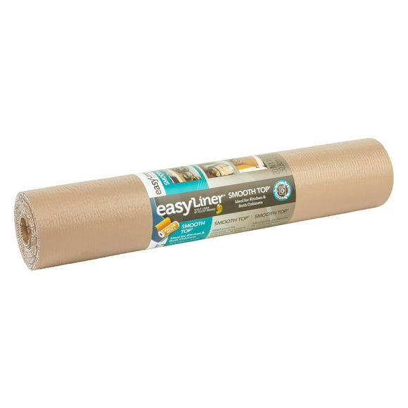 Smooth Top EasyLiner Brand Shelf Liner, Taupe, 20 in. x 18 ft.