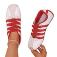 thumbnail image 3 of YOUYEDIAN Sneakers for Women Round Toe Slip On Fashion Sport Flats Casual Elastic Strap Design Comfy Training Shoes, 3 of 5