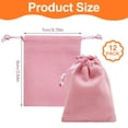 thumbnail image 1 of 12PCS velvet pumping bundle pocket-pink 7*9cm, 1 of 7