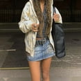 thumbnail image 3 of Oversized Star Print Zip Up Hoodie High quality, 3 of 5