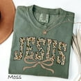 thumbnail image 3 of "Christian 'JESUS' Camo T-Shirt – Rustic Faith Graphic Tee with Bow Design for Outdoor and Everyday Wear", 3 of 6