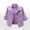 Purple, variant on MSJUHEG Winter Coats For Women Denim Jacket For Women 3/4 Sleeve Colored Cropped Denim Jacket Light Wash Jacket Lohas Time Coat Jean Jacket Women Purple M