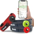 thumbnail image 1 of Absob Adjustable Dog Collar with Airtag Case Holder Double-Layer Webbing Nylon Reflective Lost Positioning Tracker Anti-Lost Locator for Dogs Puppy Cat Pet, 1 of 6
