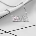 thumbnail image 4 of hello kitty Letter Necklaces for Women Mother Grandma Daughter Love Necklace Perfect Personalized Dainty Stainless Steel Jewelry Birthday Mother's Day Christmas Gifts, 4 of 5