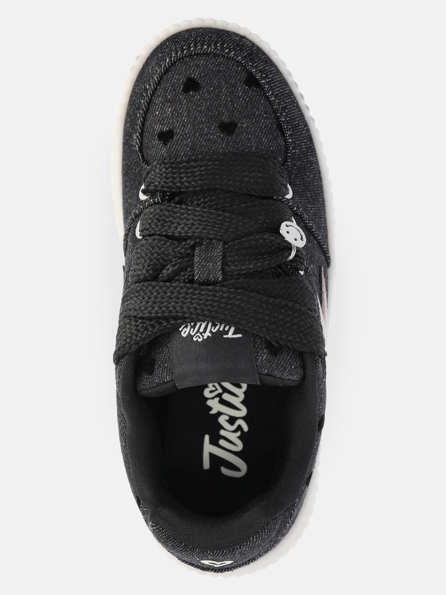 Justice Little and Big Girls Skate Court Sneakers