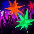 thumbnail image 2 of 7Set 7Colors UV Neon Balloons Kit - Black Light Fluorescent Foil Explosion Star Balloons, Glow in The Dark Party Supplies Decorations for Home, Birthday, Wedding, Party & Electronics Accessories, 2 of 9