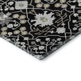 thumbnail image 3 of Addison Rugs Mayfield Premium Machine Washable Traditional Oriental Black Rectangle Rug, 5' x 7'6", 3 of 6