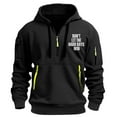 thumbnail image 1 of Men's Casual Long Sleeve Hoodie Spring Autumn Outdoor Comfortable Unique Design Solid Color Pullover Sweatshirt Large, 1 of 2