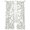White, variant on Navy Blue Leaves Sheer Curtains 72 Inch Length 2 Panels Set Window Treatments, Vintage Summer Botanical Farmhouse Rustic Rod Pocket Semi Curtains for Living Room/Bedroom/Kitchen Décor, 104"W x 72"L