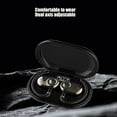 thumbnail image 5 of RBCKVXZ Wireless Earbuds IPX5 Non In Ear Bluetooth Earphones Bluetooth 5.3 Open Ear Headphones Wireless for Running Sports 300mAh Charging Case Birthday Gifts, Black, 5 of 9