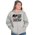 thumbnail image 3 of Check Those Humps Lumps Pink Camel Womens Plus Size Graphic Zipper Hoodie Brisco Brands 3X, 3 of 5