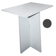 thumbnail image 4 of Mesa De Centro Minimalista Vinil Metalico Mdf Melamico Resistente Negro, 4 of 4