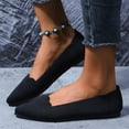 thumbnail image 5 of Eltusu Women Flat Shoes, Comfort Pointy Toe Slip on Mesh Work Shoes Black Size 5.5, 5 of 7