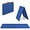 Blue, variant on PRZL 6’x2'X1.6'' Gymnastics Mat Thick Folding Panel for for Gym, Yoga, Exercise Mat with Hook & Loop Fasteners,Blue