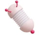 thumbnail image 2 of Lámpara de noche LED de oruga, recargable por USB, telescópica y plegable, ideal para habitación infantil (rosa), 2 of 7