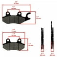 thumbnail image 3 of for Kawasaki KLF300 Bayou 300 4X4 1989-2004 Front Brake Pads / Rear Brake Shoes, 3 of 4