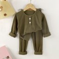 thumbnail image 2 of OJSFQUFP Boys Girs Thermal Underwear Set Soft Winter Thermal Top and Bottom Long Cotton Base Layer, 2 of 4