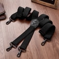 thumbnail image 5 of Buyless Fashion Heavy Duty Suspenders for Men - 48" Adjustable Straps 1 1/2" - X Back with Strong Hooks - 5146-Black, 5 of 7