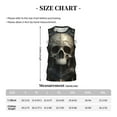 thumbnail image 4 of Sikiie Gold Pattern Skull Basketball Jersey Reversible Men's Mesh Athletic Sports Shirts Training Practice S-4XLX-Large, 4 of 6