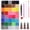 Style 1, variant on 22400/25600/32000Pcs Resin Jelly Rhinestones Set 0.12 Inch Multi Color Flatback Rhinestones with Glue Tweezers Pickup Tool for Clothing Shoes Phone Case