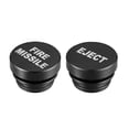 thumbnail image 1 of Unique Bargains Cigarette Lighter Plug Cover Dustproof Cigarette Lighter Socket Cover Cap Universal for Car Truck SUV with 12V Accessory plugs Black (Set of 2), 1 of 7