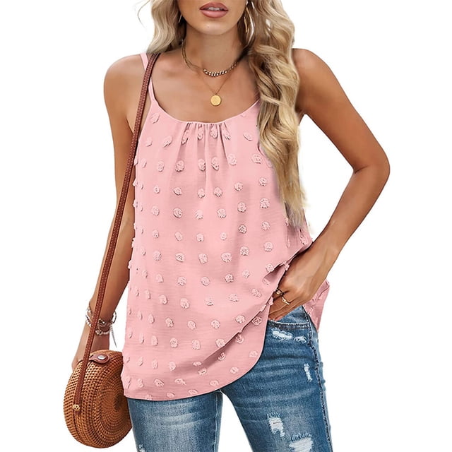 Chaleco de algodón Sonducket para mujer sin mangas color Rosado XXL