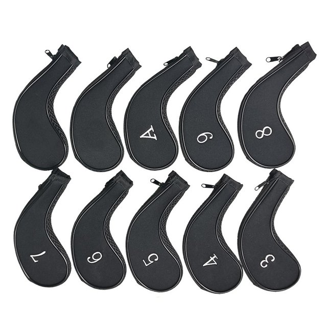 10PCS for Golf Club Covers Club Head Covers for Golf Iron Covers