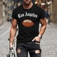 thumbnail image 1 of Tops para hombre, blusas y camisas de manga corta con cuello redondo para hombre, jersey informal con cuello redondo estampado para hombre, pantalones cortos deportivos para fitness, blusa de poliéste, 1 of 5