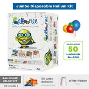 Balloonee Jumbo Disposable Helium Party Kit