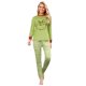 thumbnail image 3 of Family Matching Christmas Pajamas, Baby Romper/Letter Print Long Sleeve Tops and Plaid Pants Sleepwear Set (Women, M), 3 of 6
