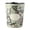 Green, variant on Small Desktop Trash Can, Open Top Round Trash Bin, Vintage Leather Wastebasket with Plastic Inner Bin for Living Room, Bedroom, Office